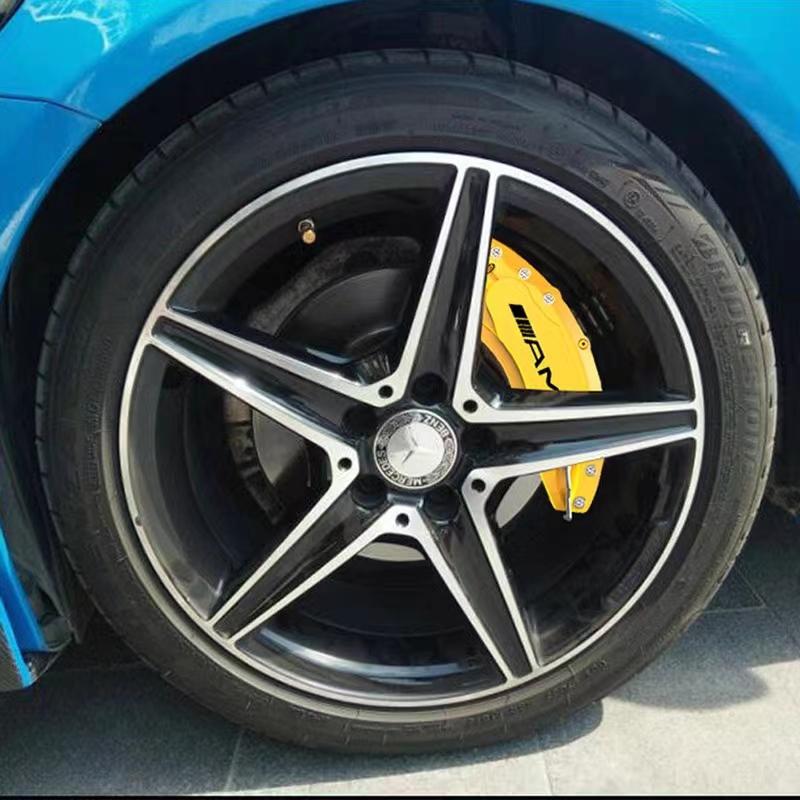 GOX3   6PCS/SET Car Brake Caliper Sticker Decal for Mercedes benz AMG W203 W204 W205 W211 W212 W213 W218 Interior Mouldings SCKQTZ-AMG