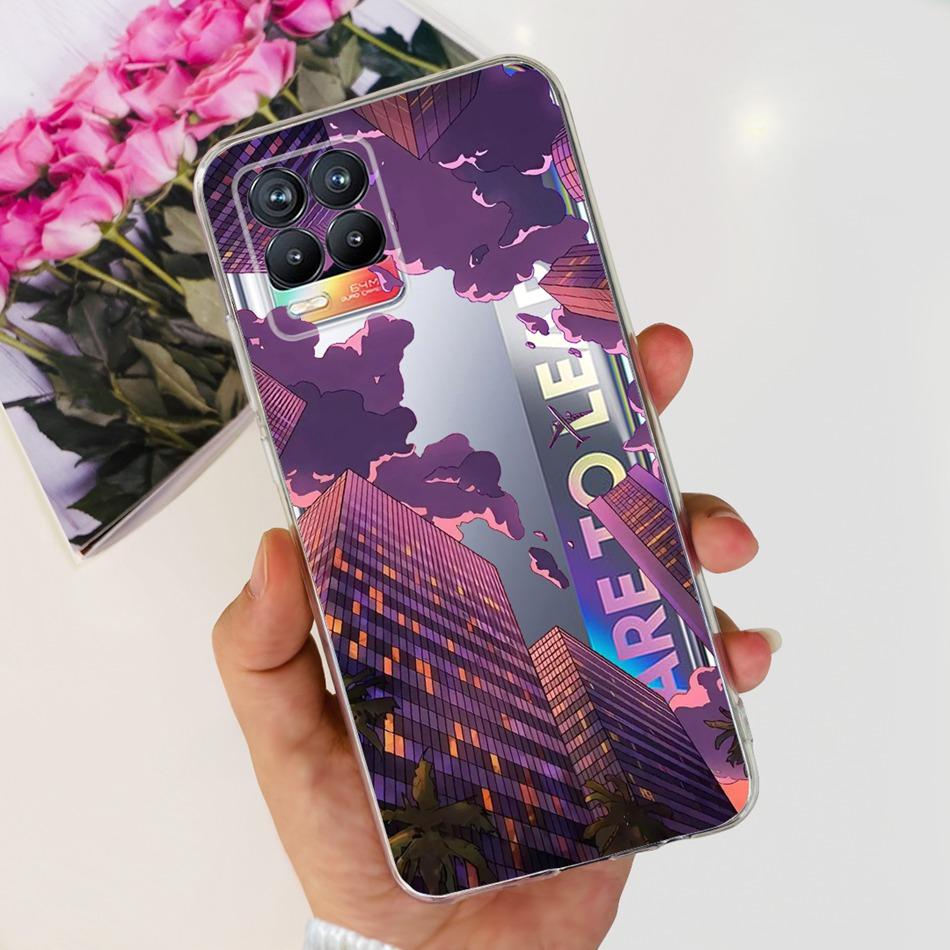 For Realme 8 Case Realme 8 Pro Realme8 5G 4G Fashion Cool Pattern Soft Silicone TPU Phone Back Cover