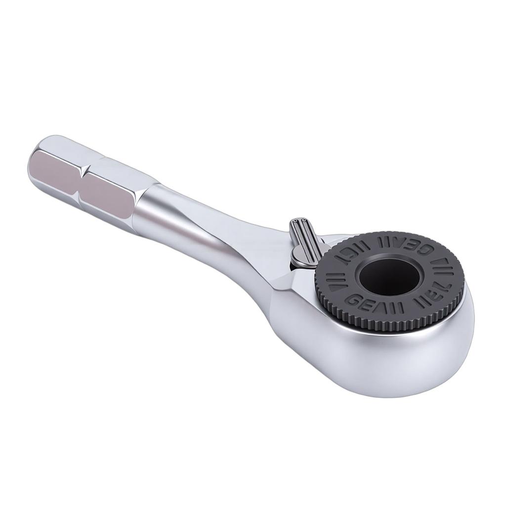 Шестигранный трещоточный ключ 1/4 дюйма Портативный реверсивный трещоточный ключ для ремонта автомобиля, мотоцикла, велосипеда