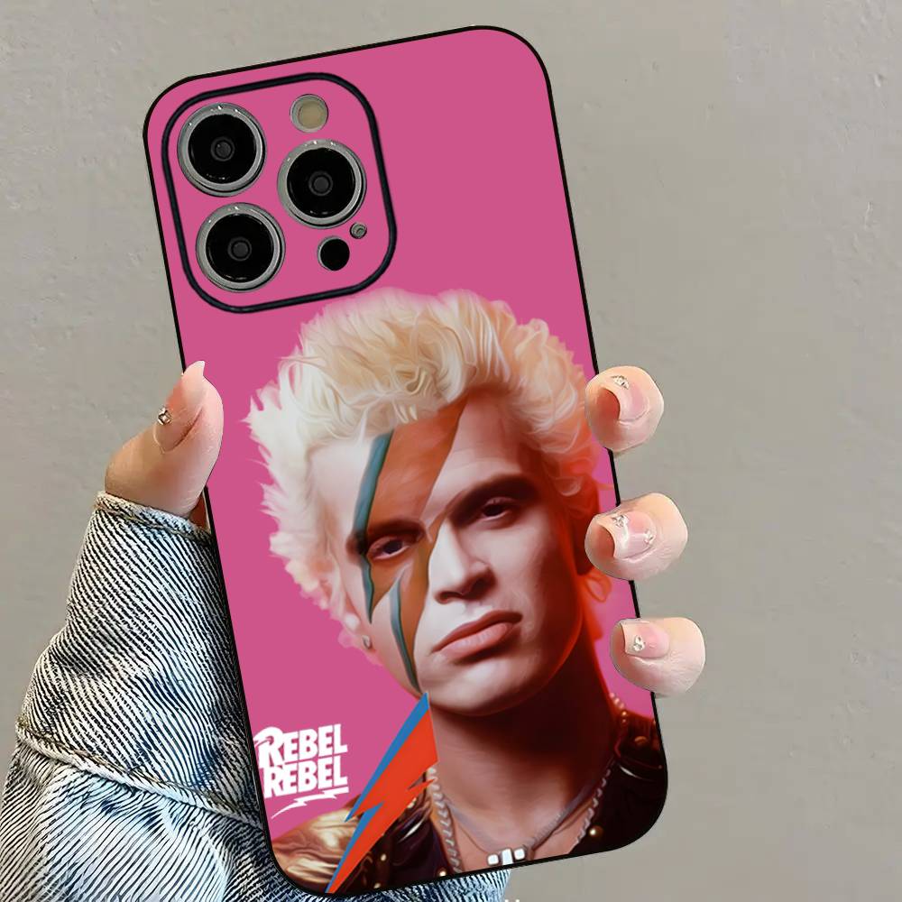 Знаменитый B-Билли Айдол Чехол для телефона для iPhone 16 15 14 13 12 11 PRO MAX PLUS Mini ТПУ Мягкий к коже Чехол