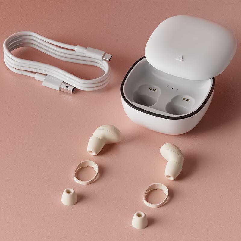 VAORLO Для наушников для сна Bluetooth 5,2 ASMR наушники мини-вкладыши с шумоподавлением гарнитура безболезненное ношение высокая совместимость