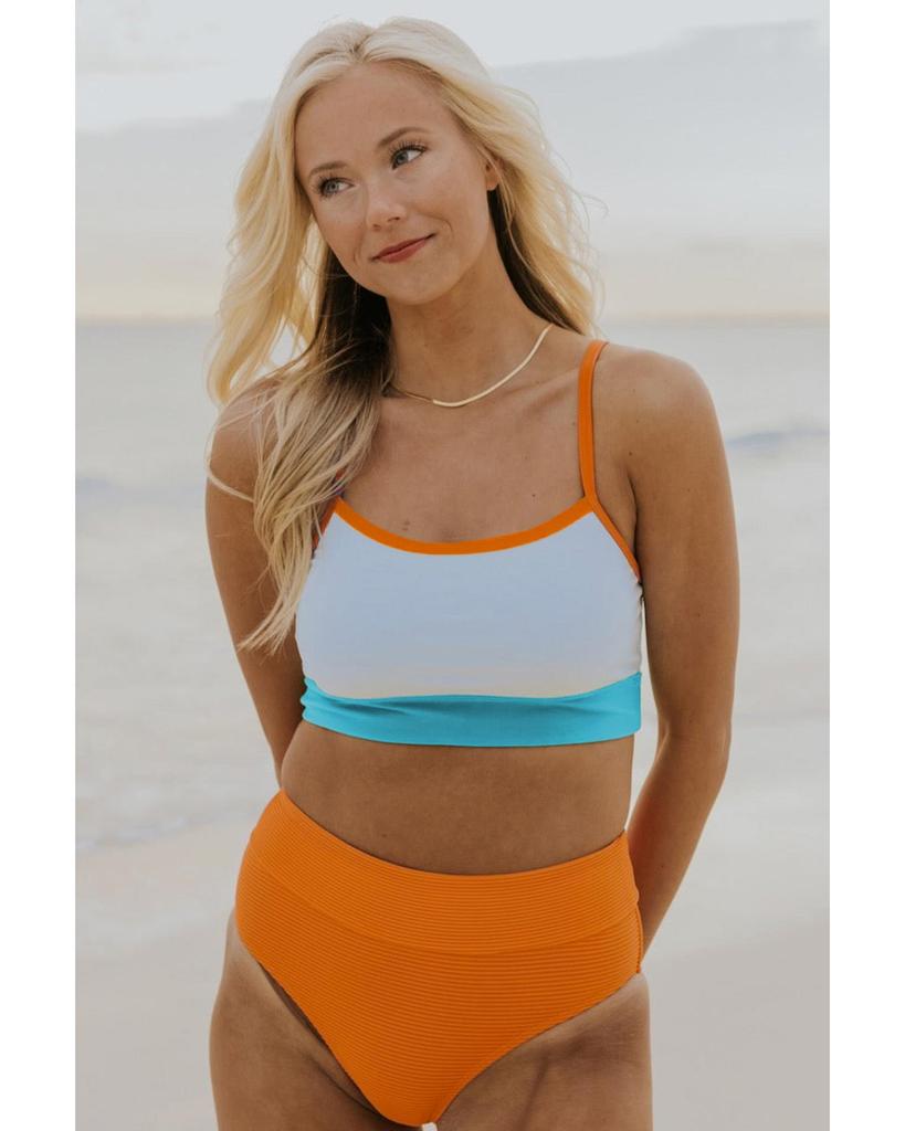 Azura Exchange Spaghetti Strap High Waist Bikini Swimsuit