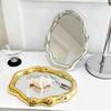 Folding Desktop Makeup Mirror Light Luxury Clouds Vanity Mirror  Home Decor