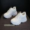 Sneakers Women's New Punk Gothic Style Girls Beige Platform High Heels Luxury Wedges Shoes for Woman Casual Sports Tennis Female