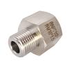 Адаптер-переходник из нержавеющей стали 304, с наружной резьбой NPT 1/2" на внутреннюю резьбу M16x1.5