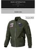 Men's Spring Casual Stand Collar Cotton Flight Jacket - Youth Workwear Style