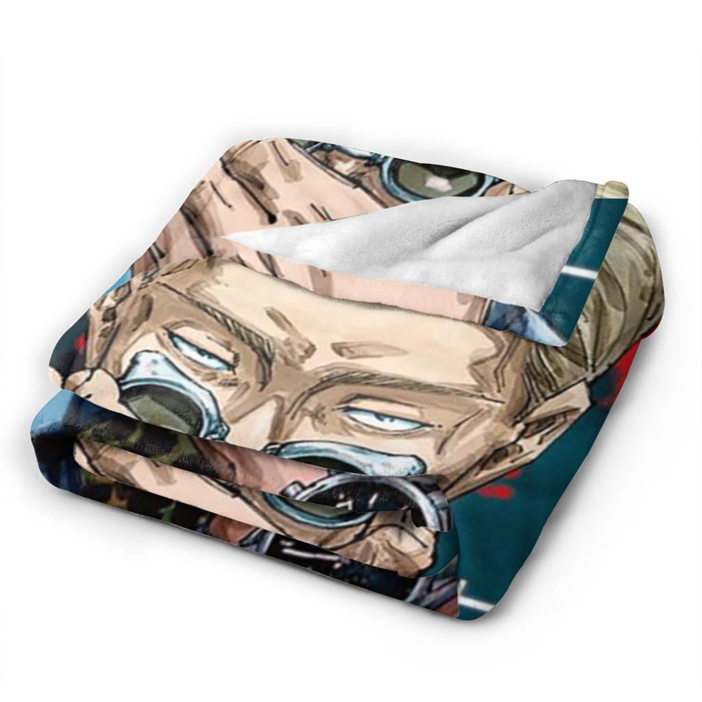 Нанами Кенто Магическая битва Фланелевое одеяло Годжо Сатору Магическая битва Супермягкий плед для постельного дивана Спальня Квилт