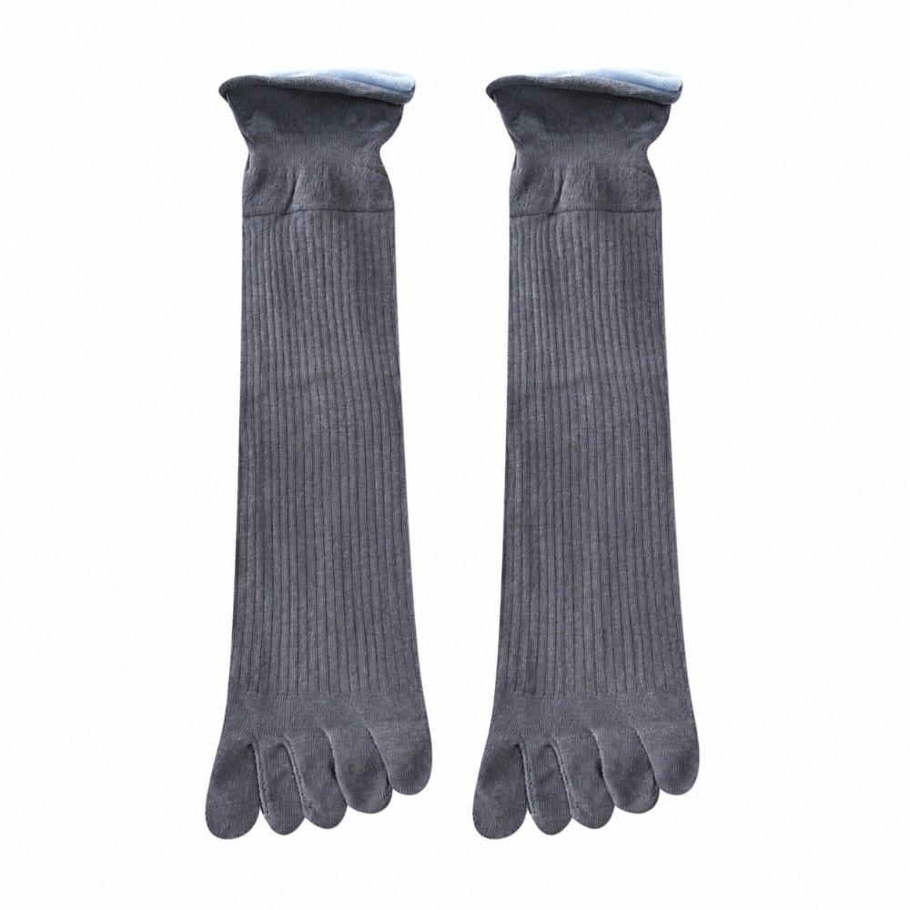 Double-layer Five Finger Socks Mid Tube Flip Flop Socks New Two-toed Socks Harajuku Style