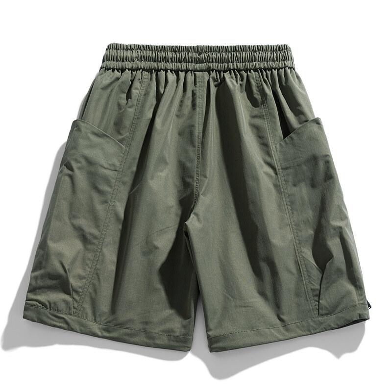 2025 летние пляжные шорты мужские повседневные шорты мужские баскетбольные шорты однотонные спортивные мужские беговые дышащие брюки