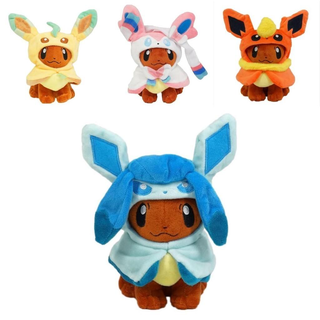 Очаровательная плюшевая кукла Eevee Sylveon Flareon Nymphia из Pokemon Center, мягкая фигурка-игрушка