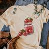 Футболка унисекс Strawberry Tee женская летняя аниме-комикс футболка для девочек уличная одежда японская эстетика