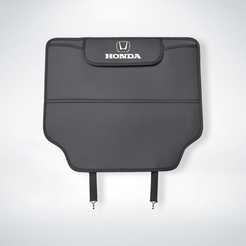 WGLRK1 Car Seat Back Anti Kick Cover Leather Protector Pad For Honda Civic Accord Fit Jazz CRV BRV HRV Insight Pilot Passport TYPE-R