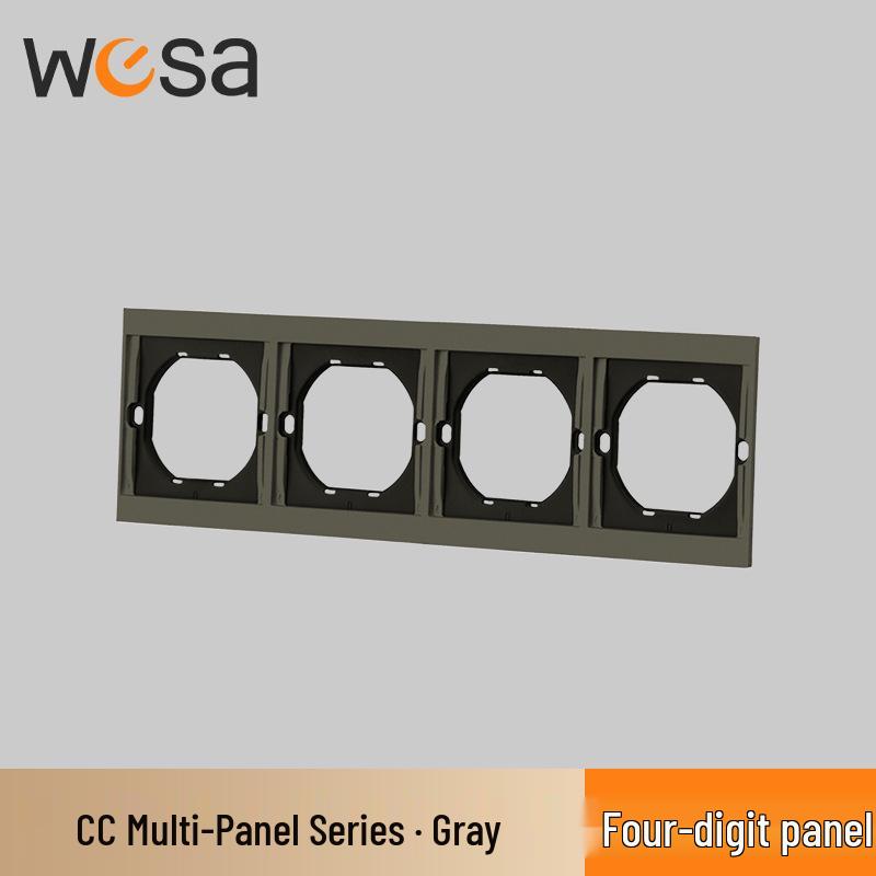 CC Series Flame Retardant Multi-Gang European Wall Socket