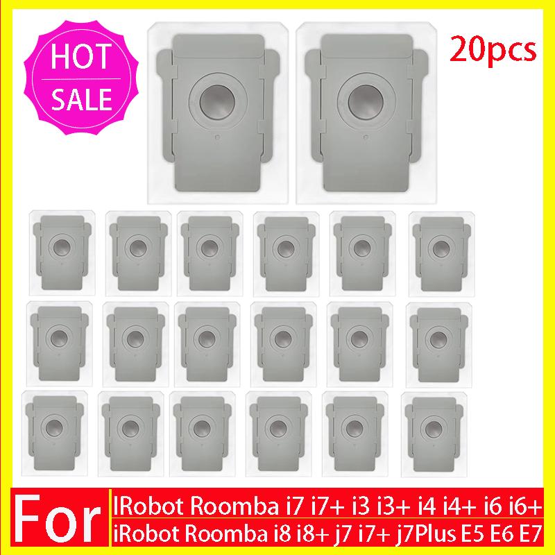 Мешки для пыли для iRobot Roomba i3 i4 i5 i5+ i7 i7+ E5 E6 E7 i3+ i4+ i6+ i8+ j6+ S9+ j7+ j8+ j9+ Аксессуары Сменные мешки для пыли