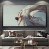 Элегантная танцующая балерина, холст, картина, современная танцовщица, плакаты для девочек, принты, настенная художественная картина для гостиной, домашний декор, Cuadros