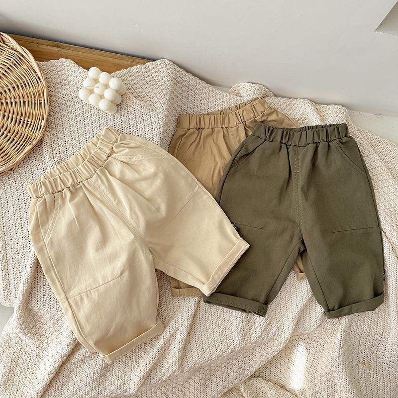 Korean Style Autumn Casual Pants for Infants and Toddlers - Trendy Boys' Long Pants