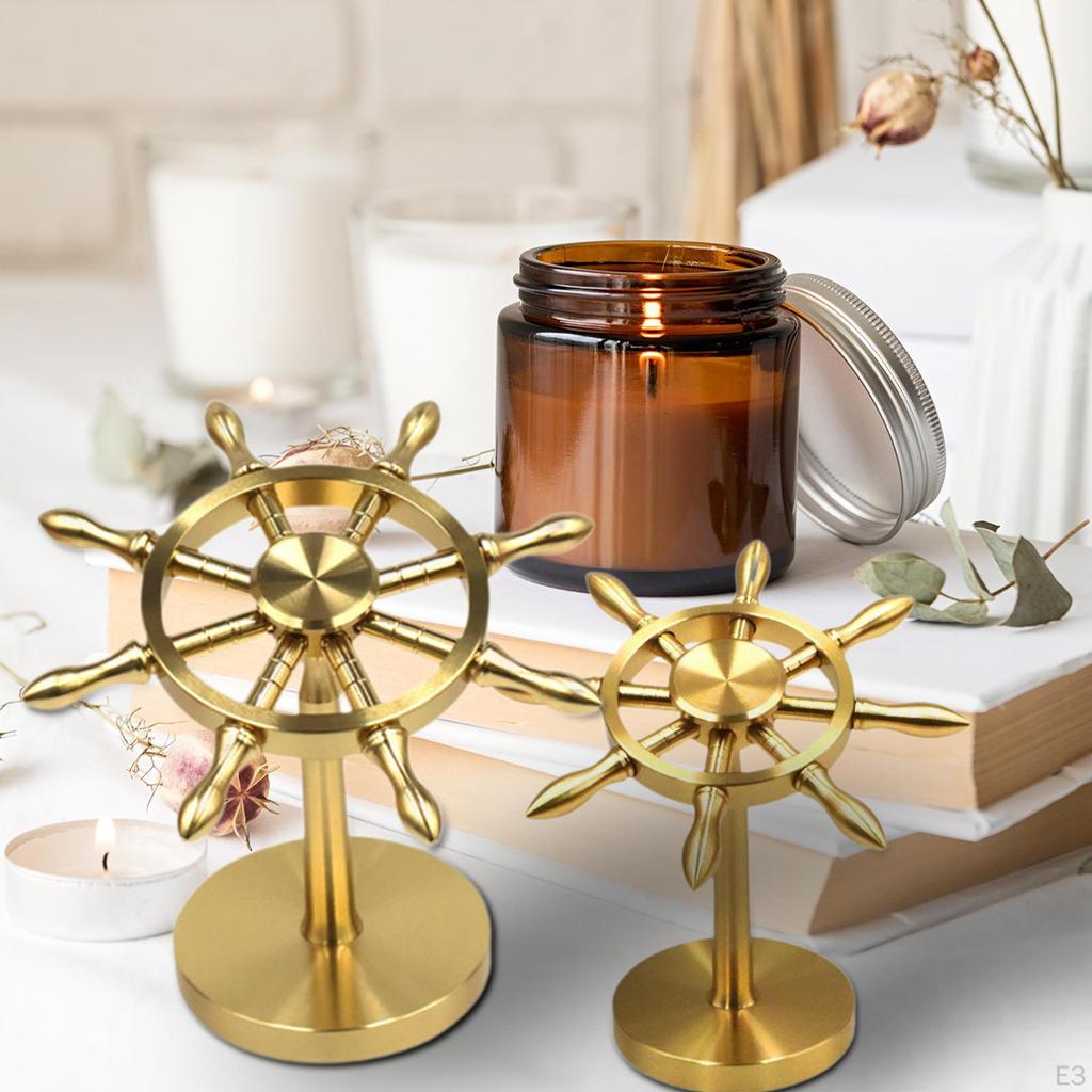 Desktop Ornament ,Marine Rudder Figurine, Creative Marine Sculpture