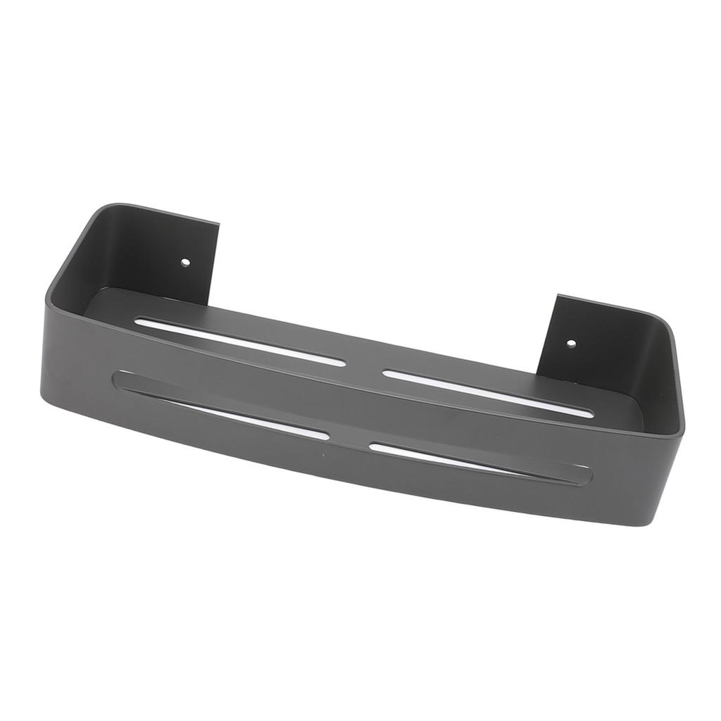 Wall Mount Bathroom Shelf Shower Bath Rack Single Layer Space Aluminum Bathroom Floating Wall