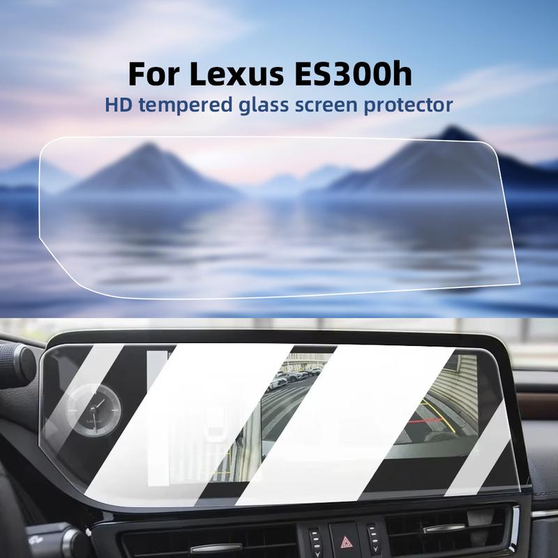 For Lexus ES300h 2022 2023 2024 12.3 Inch Navigation Screen Protector HD Tempered Glass Film with Foam Box Packaging.