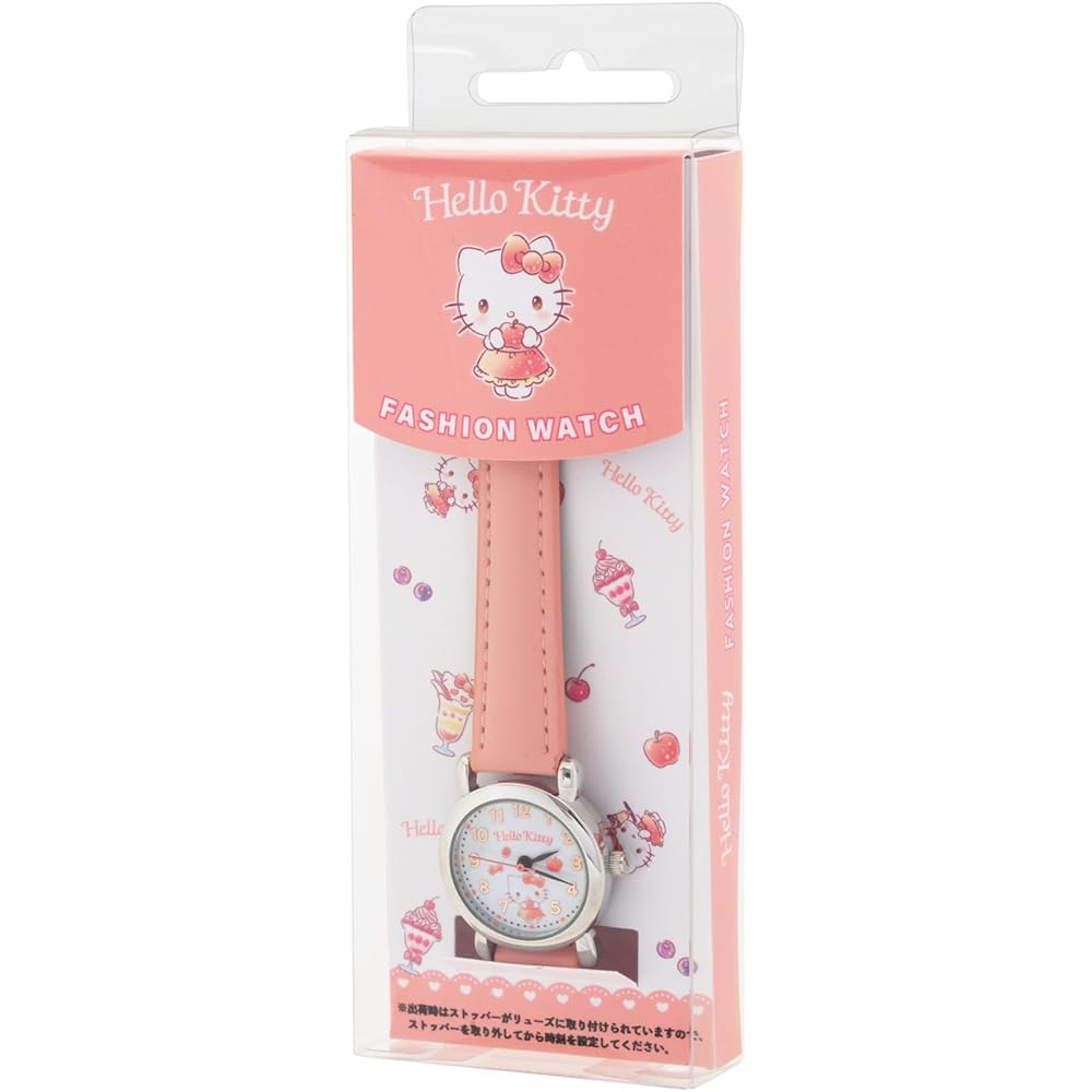 Sanrio Hello Kitty Часы J-Axis для девочек Розовые CR2A0002-KT Стильный дизайн Кварцевый механизм Повседневные часы