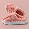 Mao Mao Slippers Autumn and Winter Indoor Home Furnishing Fleece Non-slip Plush Drag Couple Thick-soled Warm Cotton Slippers