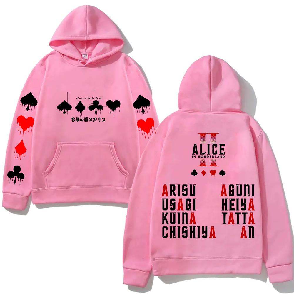 Alice In Borderland Hoodies Harajuku with Hooded Casual Comfortable Clothing High Quality Hoodie Retrofor Autumn/Winter Hooded