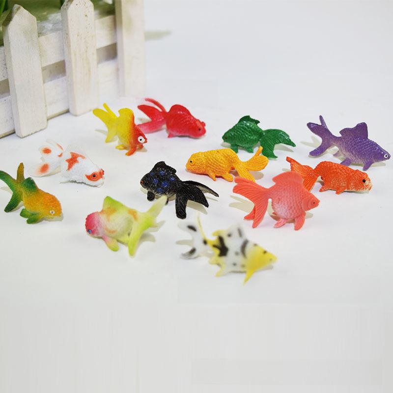 Набор украшений «Подводные животные»: Игрушки-симуляторы лягушек и золотых рыбок для детей