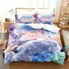 Game Genshin Impact Kamisato Ayaka Bedding Set Duvet Cover Bed Set Quilt Cover Pillowcase Comforter King Queen Size Boys Adult