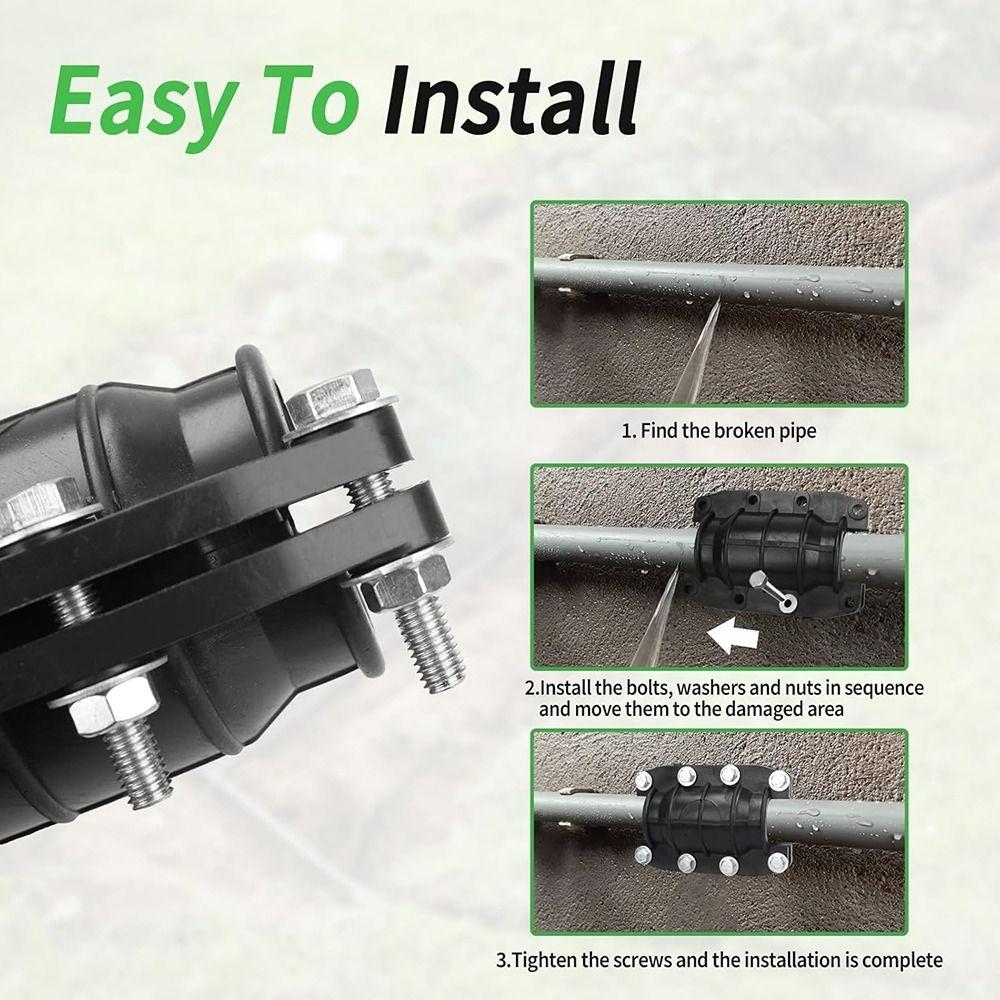 Универсальный хомут для водопроводной трубы, комплект для аварийного ремонта труб, профессиональный ремонтный хомут