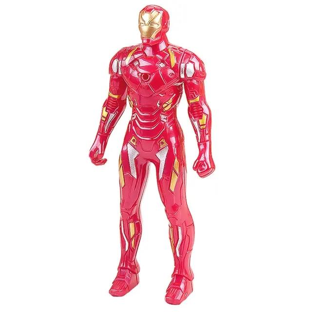 Игрушки Marvel Animation, Человек-паук, Халк, Железный человек, ПОЛИВИНИЛХЛОРИД Активные Соединяющиеся, Линия Коллекционных Фигурок Светящиеся Миниатюры, 2024