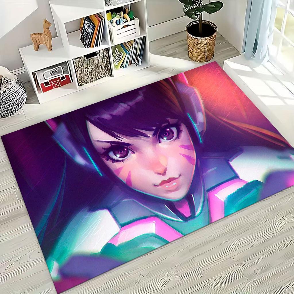 Игра OW Overwatch D.VA Мэй Жнец Мультяшный 3D Ковер для Спальни Гостиной Дивана Домашний Придверный Коврик Декор, Большой Детский Нескользящий Напольный Коврик