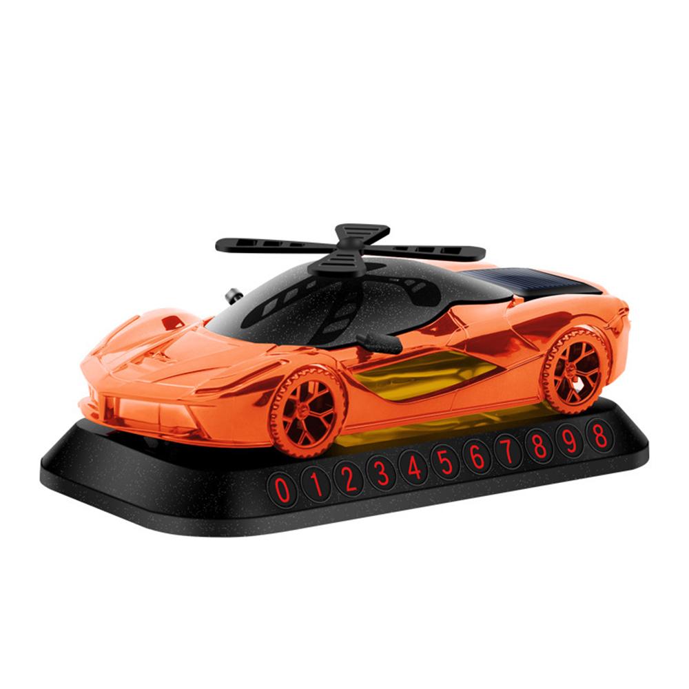 Солнечный автомобильный освежитель воздуха вращающийся спортивный автомобиль моделирование ароматерапия парковочный номерной знак украшения украшения аксессуары