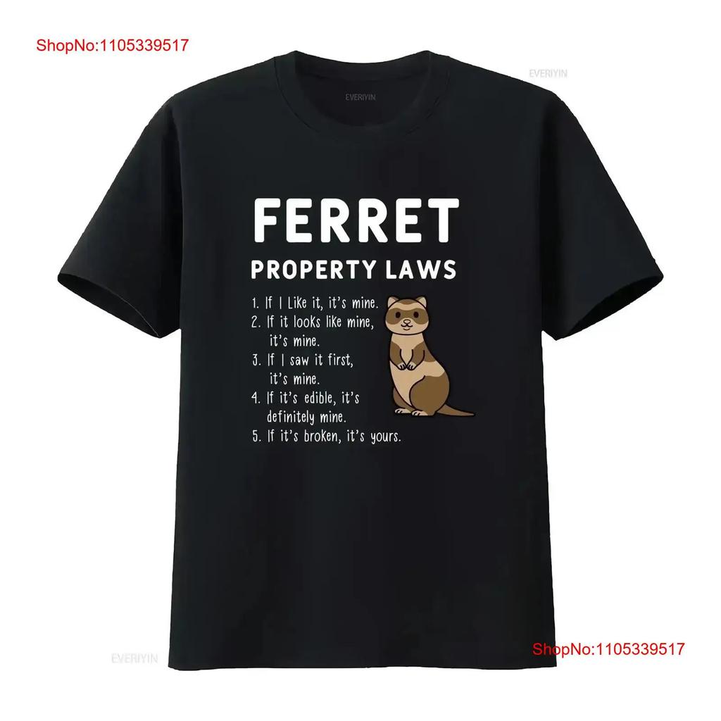 Ferret Property Laws Five Statements By Ferrets T Shirt vintage Washed Comfortable graphic desi