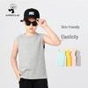 Kids' Korean Style Summer Sports Sleeveless Top - Solid Color Boys' Vest T-Shirt
