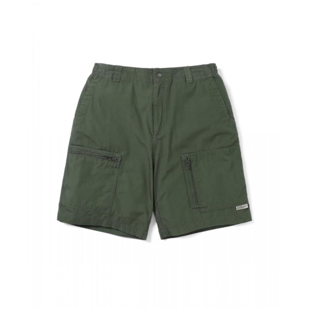 Thisisneverthat Flight Cargo Short Olive Green