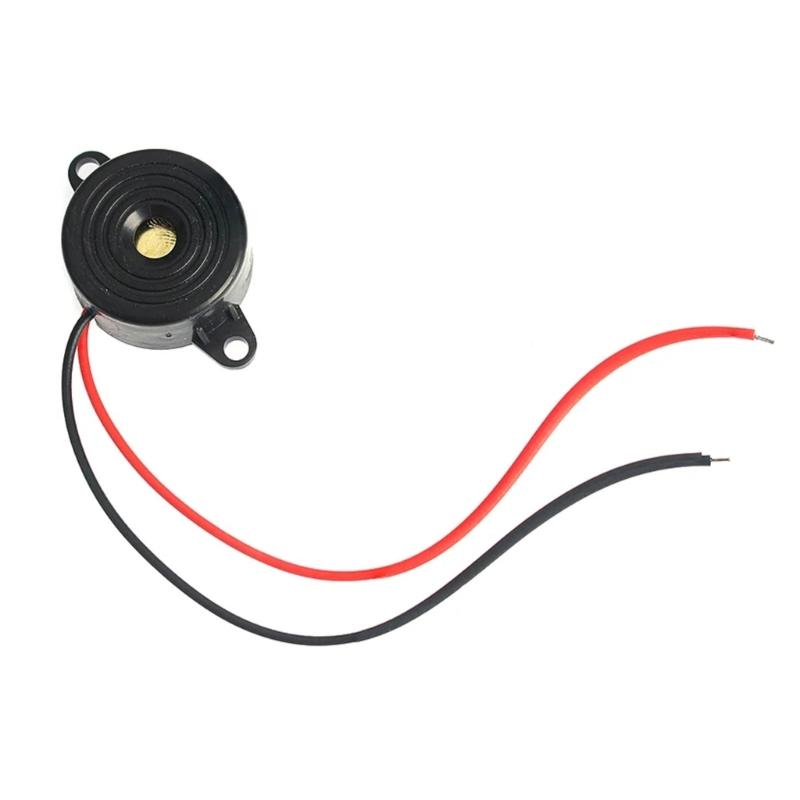 5 шт. Активные пьезоизлучатели 2 кГц±500 Гц Частота 3-24 В Широкий диапазон напряжения Подходят для автомобильной электроники и сигнализаций