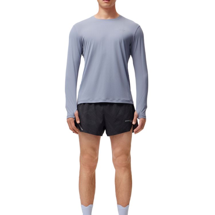 SAUCONY Футболка мужская светло-серая SC2249047B-GR61