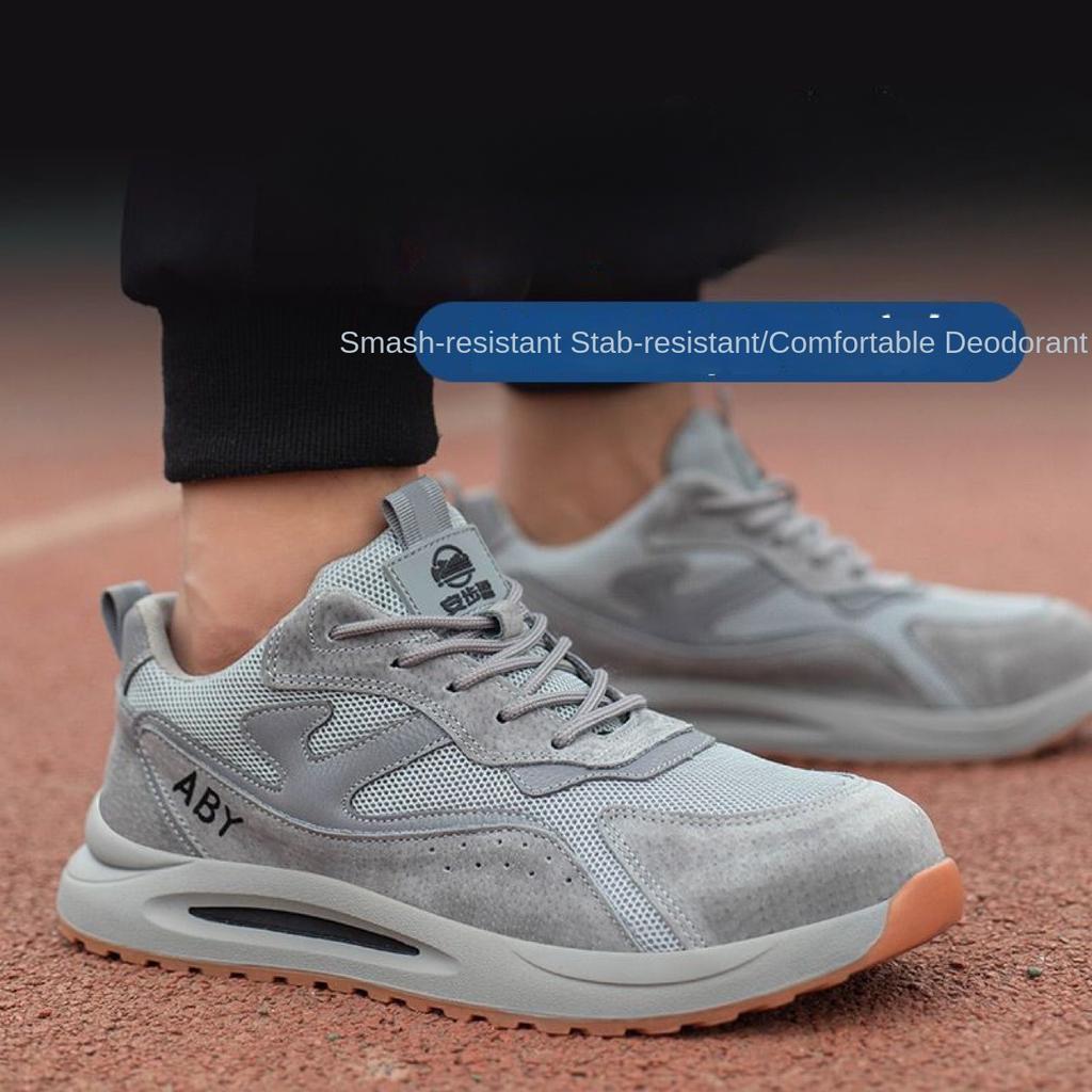 Обувь для страхования труда, устойчивая к ударам, проколам, износостойкая и легкая рабочая обувь с кевларовым покрытием, нескользящая, сверхлегкая, с мягкой подошвой, мужские модели