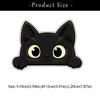 Scratch Covering PVC Decals Peek-a-Boo Funny Kitty Decals Car Window Decals  Laptop