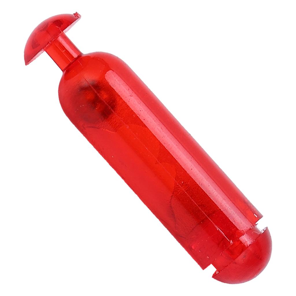 50 шт 21 мм пластиковые погремушки встряхивающие рыболовные приманки вставные трубчатые погремушки для мягкой рыбы красный