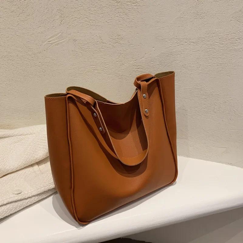 Популярная ретро новая простая повседневная женская сумка через плечо для женщин новая западная женская сумка модная женская дизайнерская сумка через плечо