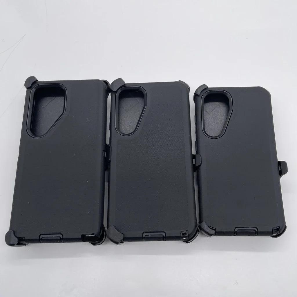 3-в-1 Противоударный чехол серии Defender для Samsung Galaxy S26Ultra Pro Edge S25 Plus S24 S23 Ott BOX Клипса для ремня Противоударная Защитная крышка