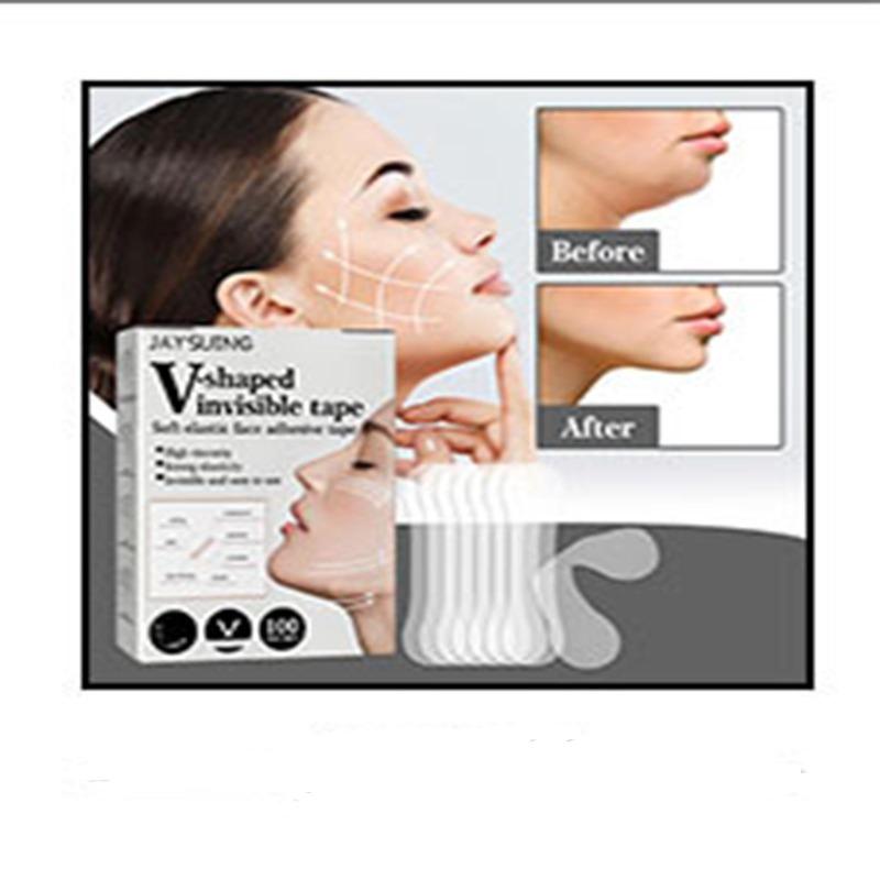 V-образная маска для похудения, редуктор для двойного подбородка, V-образная лифтинг-маска для лица, подтягивающий пояс для шеи, пластырь для укрепления и укрепления кожи