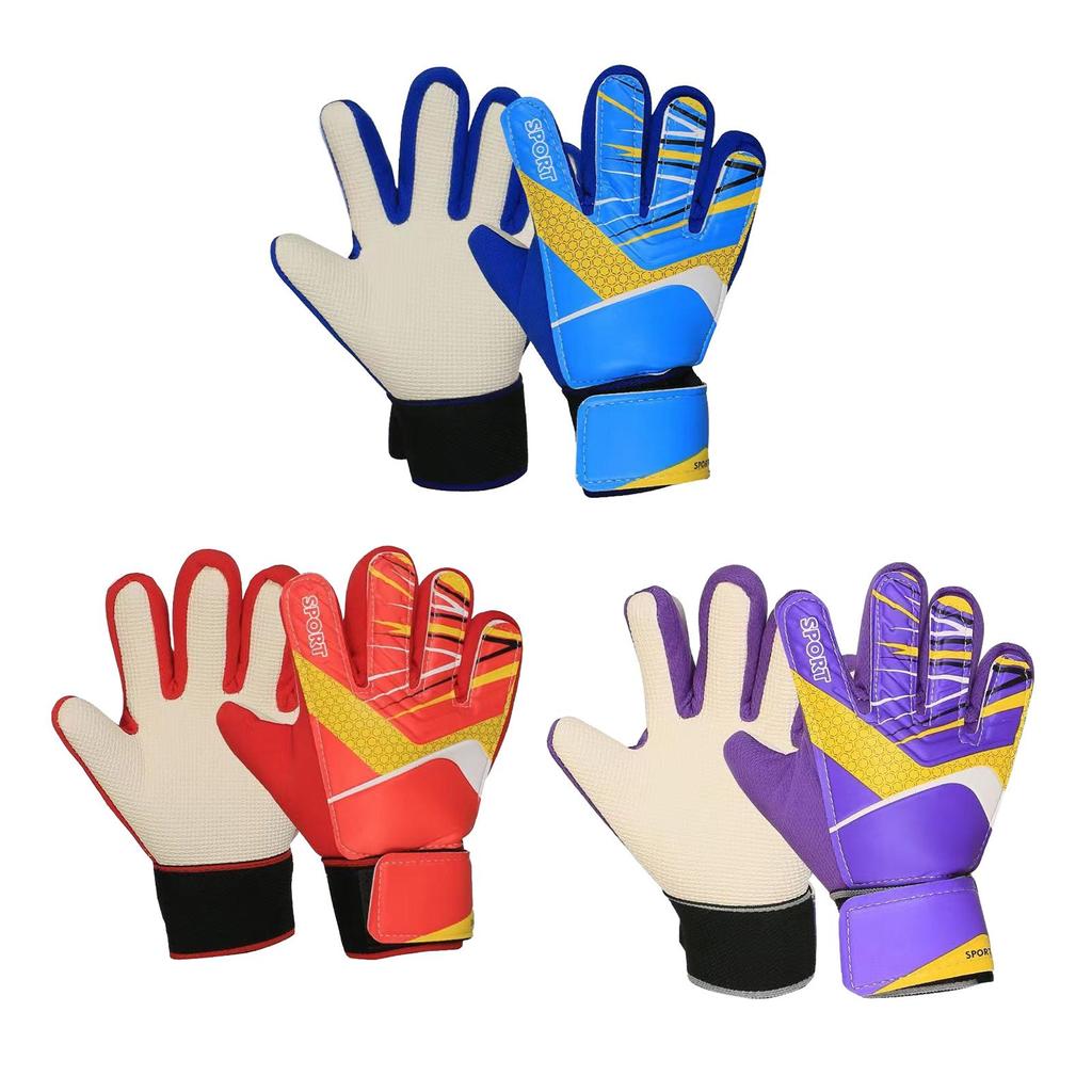 Adult Soccer Goalkeeper Gloves Sports Equipment Gift Trendy Strong Grip Practical Anti Slip Protective Lightweight for Beginner