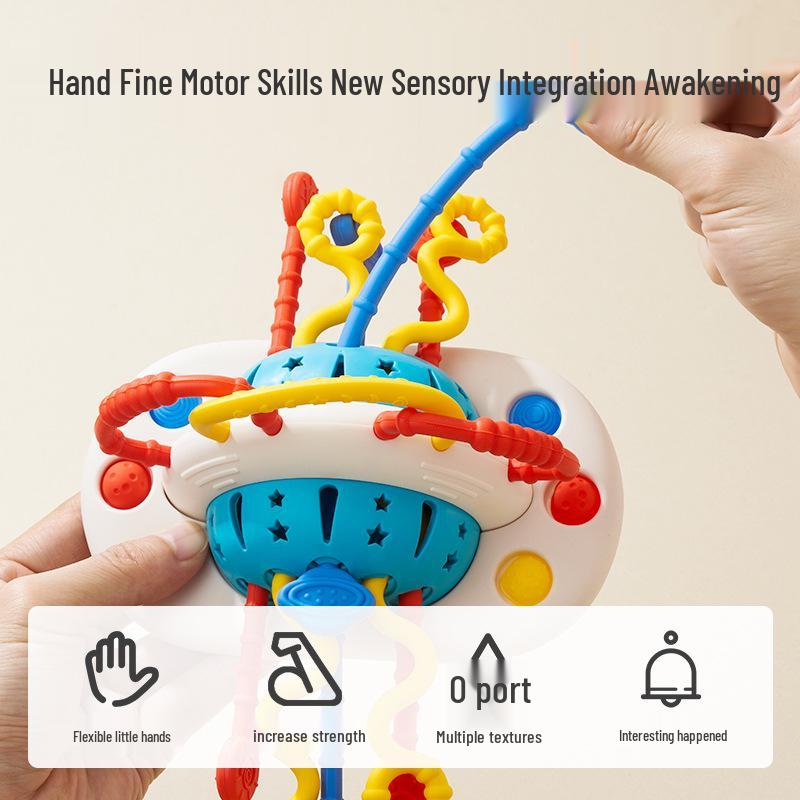 Игрушка-лотерея для малышей - Развитие мелкой моторики для возраста 0-1 год, Обучающая игрушка для развития ранних навыков (6 месяцев+)