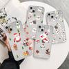 Милый мультяшный кукольный рождественский чехол для iPhone 14 11 12 Pro 13 Pro Max XR XS X 6s 7 8 Plus SE 2020 13 роскошный противоударный прозрачный чехол