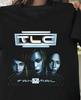 РЕДКИЙ! TLC Band Черная Хлопковая Футболка Все размеры S-5XL HN124 Унисекс Футболка