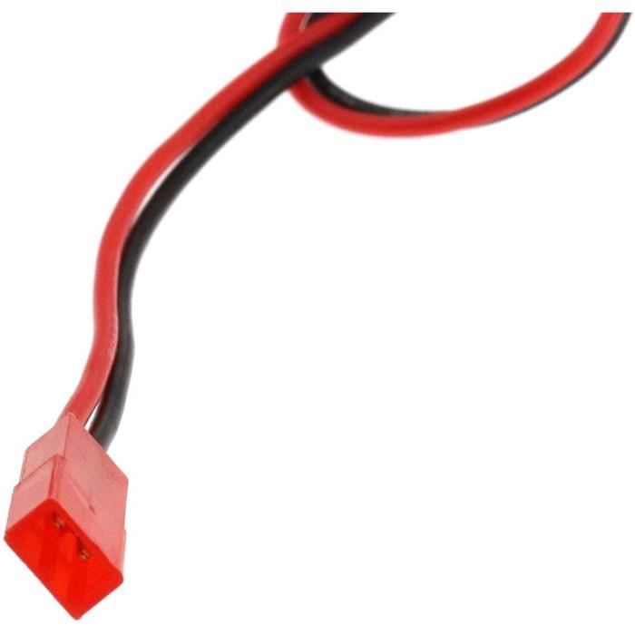 YUNIQUE FRANCE 1 Piece Câble Charge Equilibre Prise Banane 30cm Jst 4mm pour Drone RC