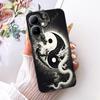 For Infinix Smart 20 X6840 X6840B Cool Dragon Tiger Pattern Phone Case For Infinix Smart20 Black Silicone Soft Covers Bumpers
