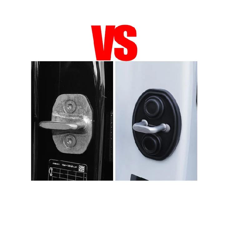 Upgrade Car Door Closing Shockproof Silicone Cushion Mute Shock Absorber Protective Covers Car Door Latch Accessories